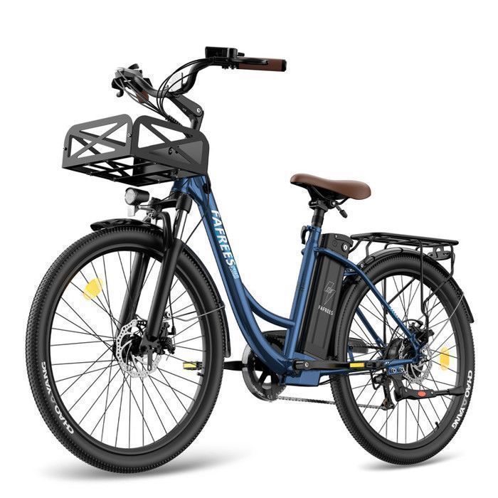FAFREES F26 Lasting Vélo électrique 26 - Moteur 250W - Batterie 20.3Ah/36V - Vélo de Ville avec Shimano 7 - Autonomie 180 km