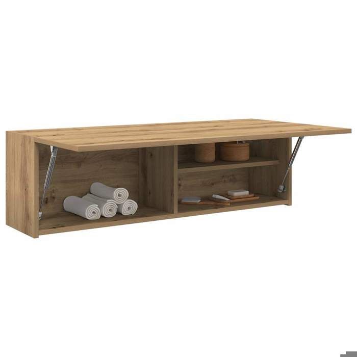 vidaXL Armoire murale de bain chêne artisanal bois dingénierie 860102