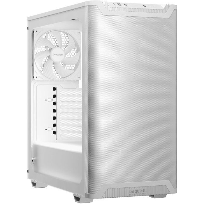 Boîtier PC - BE QUIET! Pure Base 501 Airflow Window White - Haut airflow - Verre trempé - 2x 140 mm PWM - Watercooling 360 m