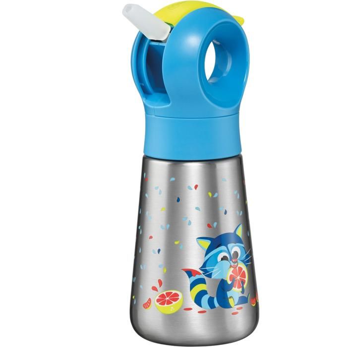 Gourde isotherme - MAPED - Raton-Laveur - Acier inoxydable - 350 ml - Enfant