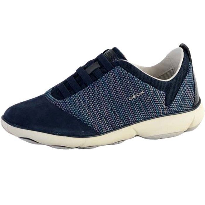 Geox Basket Geox D Nebula. C - KNITT.TEXT. + SUEDE - Navy