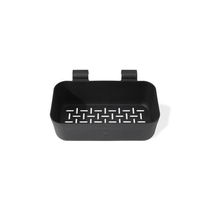 Accessoire Barbecue Weber 3400105 – Porte Condiments Noir, Compatible Rail Weber Works - vue 2