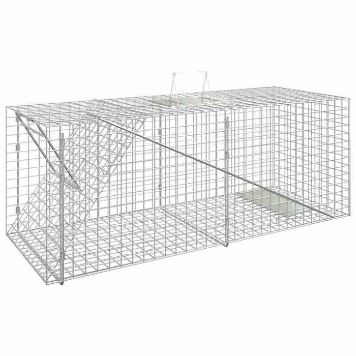 Piège à animaux - vidaXL - Fer galvanisé - 645x25x265 cm - Sécurisé - Pratique