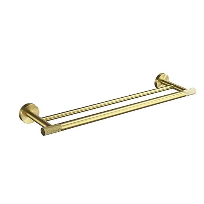 Porte serviettes mural barre 50cm doré royal salle de bain en Laiton Haut gamme