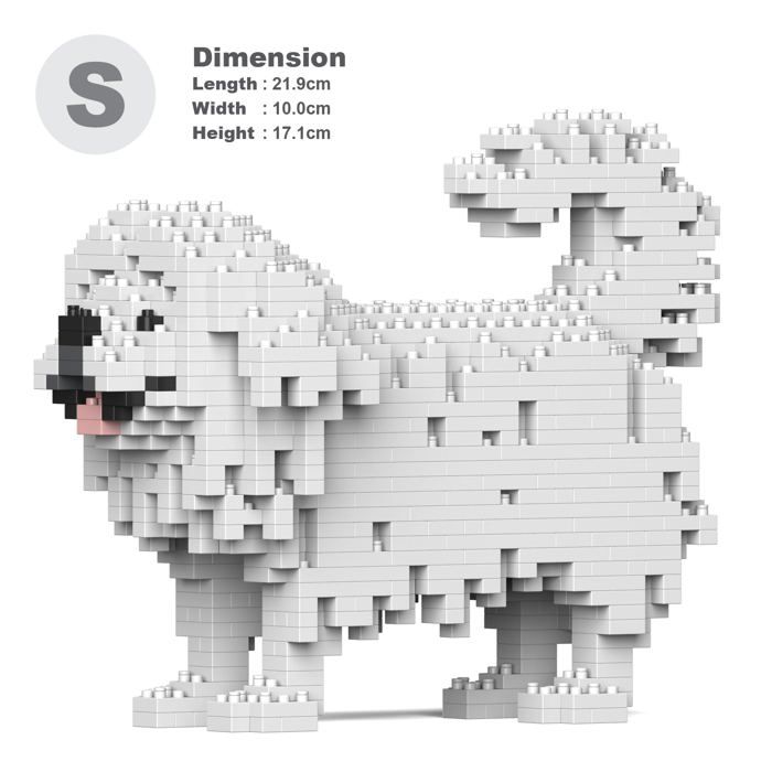 Larcele 950 Pièces – Micro Blocs De Construction Border Collie, Animal Mini Briques, Set De Maquette Réaliste, Dès 14 Ans