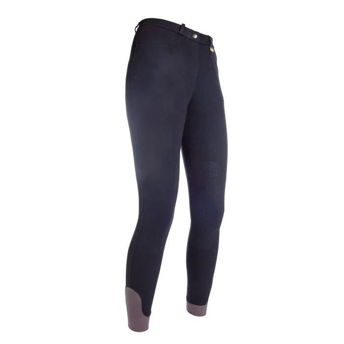 Pantalon équitation mid grip fille HKM Kate - schwarz