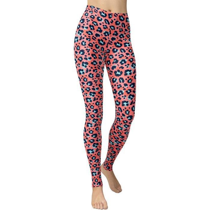 Legging - NIKCORP - Modèle S - Rose imprimé - Taille haute - 4‑Way Stretch