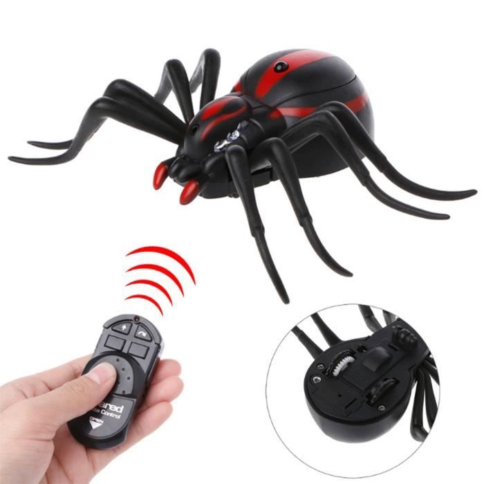 Générique RC Spider, araignée télécommandée pour - Jouet araignée réaliste | Blague Prank, Jouet télécommandé électrique, Gag drôles pour Halloween, Poisson d'avril Générique RC Spider, araignée télécommandée pour - Jouet araignée réaliste | Blague Prank, Jouet télécommandé électrique, Gag drôles pour Halloween, Poisson d'avril