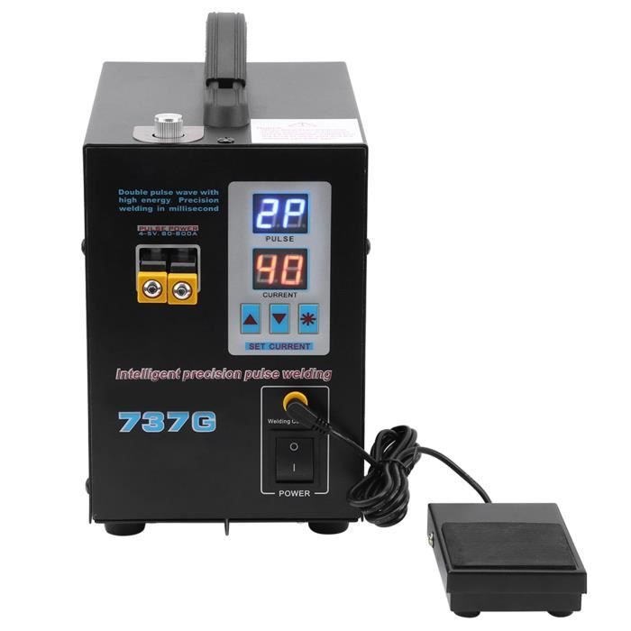 Contrôleur Numérique Machine Soudage Par Points 100A – Temps & Courant Réglables, Écran Affichage, 110V/220V Vers 9V