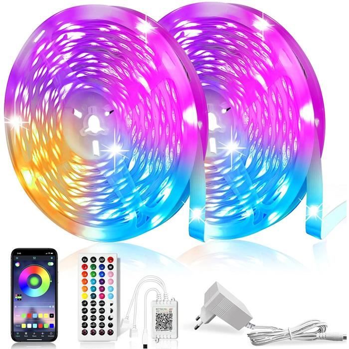 Bande LED - ZGEER - 30M - RGB - Contrôle Bluetooth - 16 Millions de Couleurs