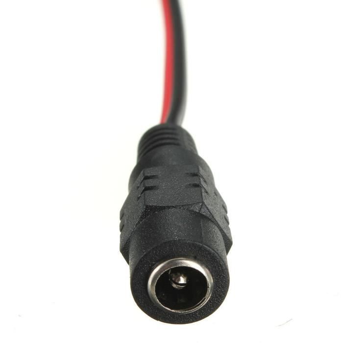 Câble Connecteur Jack DC Power Femelle 5.5x2.1mm - 10pcs