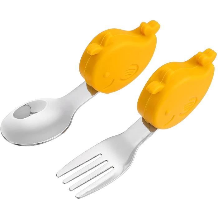 1 Set Cuillere Fourchette Autoformation Bebe Adorable Couverts D Alimentation Pour Bebe Portable 260 Cdiscount Puericulture Eveil Bebe