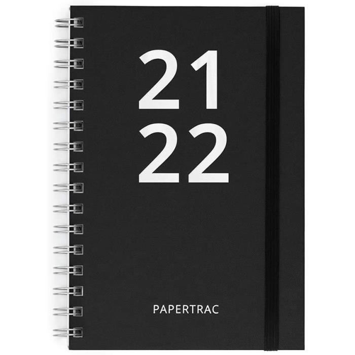 Agenda semainier 21-22 Noir 160 pages A5 14 x 21,2 cm[25] - Cdiscount  Beaux-Arts et Loisirs créatifs