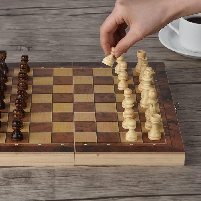 Jeu D'Échecs De Magnétique,Pliant Echiquier Portable Plateau De Jeu Jeu