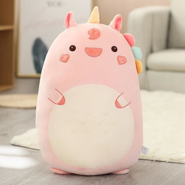 Licorne - 45 cm - Oreiller en peluche Squish pour enfants, Jouet