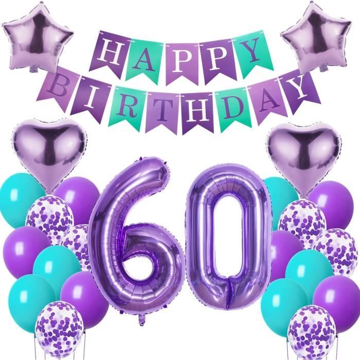 Ballons Décoration 66 Ans Anniversaire Violet Décoration 66 Ans Anniversaire Femme Violet Ballon 66 Ans Anniversaire Ballon 66 Ans Anniversaire