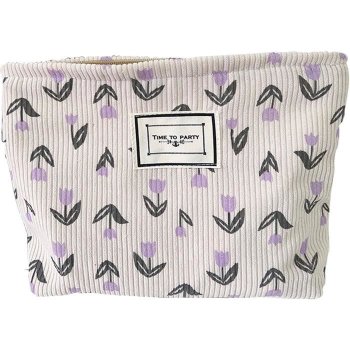 Trousse De Toilette Voyage Imprimé Léopard - Lot De 2 - 25x20x6 Cm - Imperméable Et Polyvalente - 2