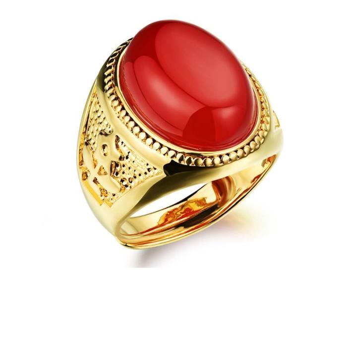 bague or avec pierre rouge homme bague or avec pierre rouge homme