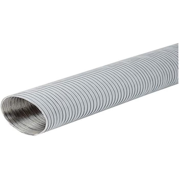 Tuyau flexible en aluminium 3 m Ø 125 mm, tube flexible en