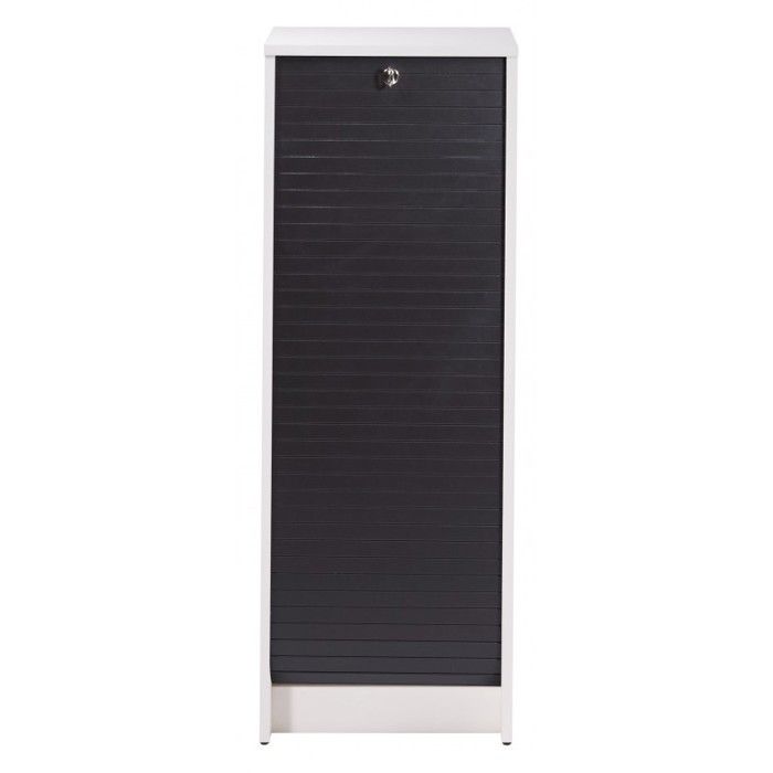 Classeur à Rideau - Blanc - 5 Niches - 37 8 x 103 8 x 38 4 cm - Fermeture à clé - Eco-conçu Classeur à Rideau - Blanc - 5 Niches - 37 8 x 103 8 x 38 4 cm - Fermeture à clé - Eco-conçu