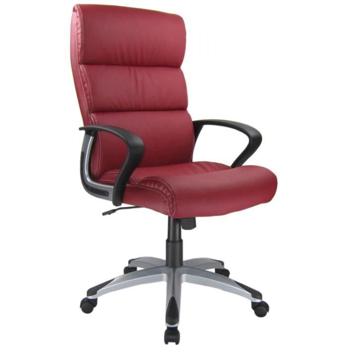 Fauteuil De Bureau Ergonomique Bordeaux Achat Vente Chaise De Bureau Rouge Soldes Sur Cdiscount Des Le 20 Janvier Cdiscount