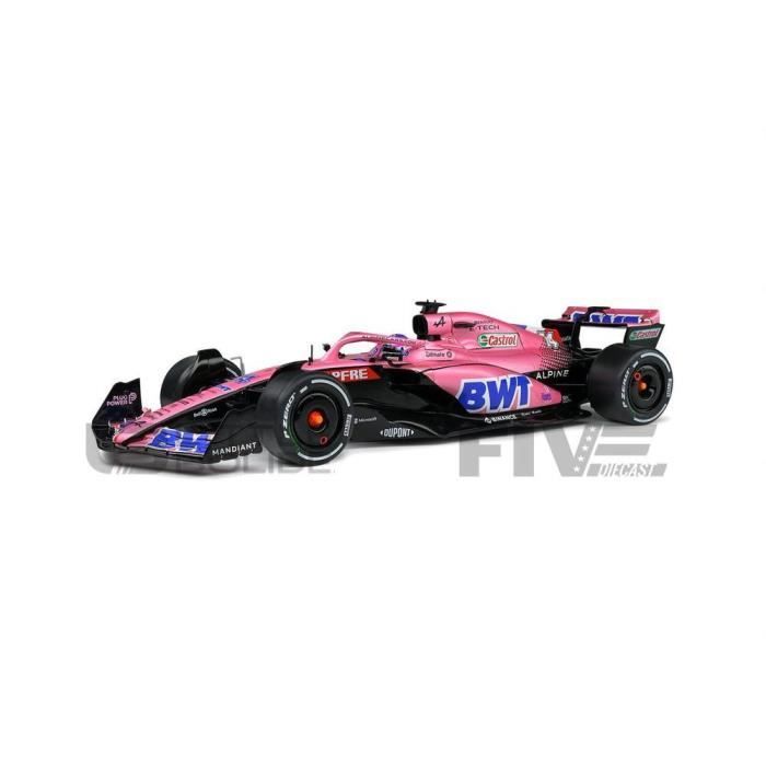 DH8802 Voiture 1/18 SOLIDO : Renault ALPINE A522 Arabia Saoudia GP 2022 #31 Rose