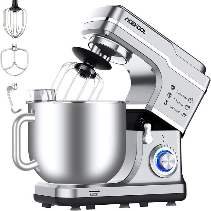 Robot Patissier Multifonctions 7L 10 Vitesses Acekool MC1 Petrin