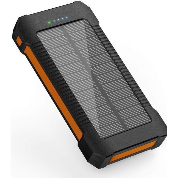 Chargeurs solaires pour téléphones portables X-DNENG Chargeur Solaire,  Banque d'alimentation Solaire 22000mAh, Sortie 2 61159 - Cdiscount  Téléphonie