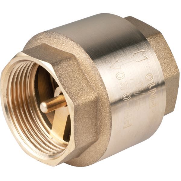 Clapet anti-Retour /à Bille en Laiton Clapet anti-Retour Filet/é en Laiton Unidirectionnel G1 // 2 Clapet anti-Retour Pour Eau Diesel