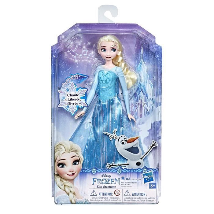 Disney La Reine des Neiges 2 – Poupee Princesse Disney Elsa Chantante -  Chante en français - 30 cm - Cdiscount Jeux - Jouets