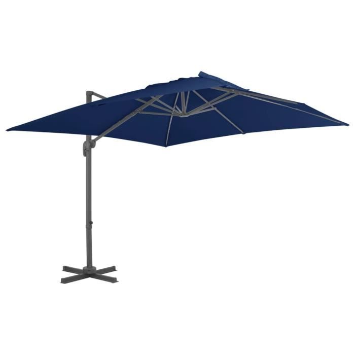 vidaXL Parasol de jardin 300x300 cm - vue 4