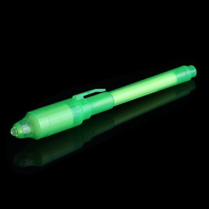Lot De 4 Stylos Magiques à Encre Invisible – Lumière Noire – Loisir Créatif – Neuf
