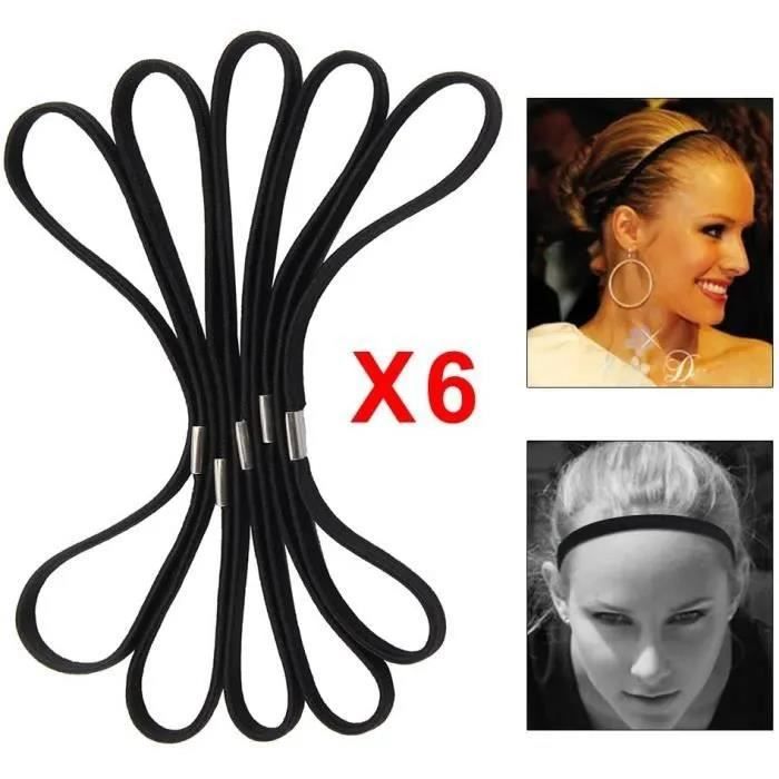 SA4885 MultiWare 6 Pcs Bande De Cheveux Elastique Bandeau De Sport