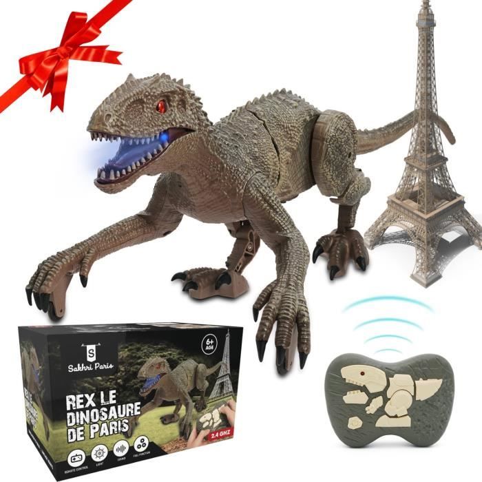 Jouet Dinosaure T?�l?�command?� Mouvements R?�alistes & Sons d�??Ambiance Robot Radiocommand?� avec 