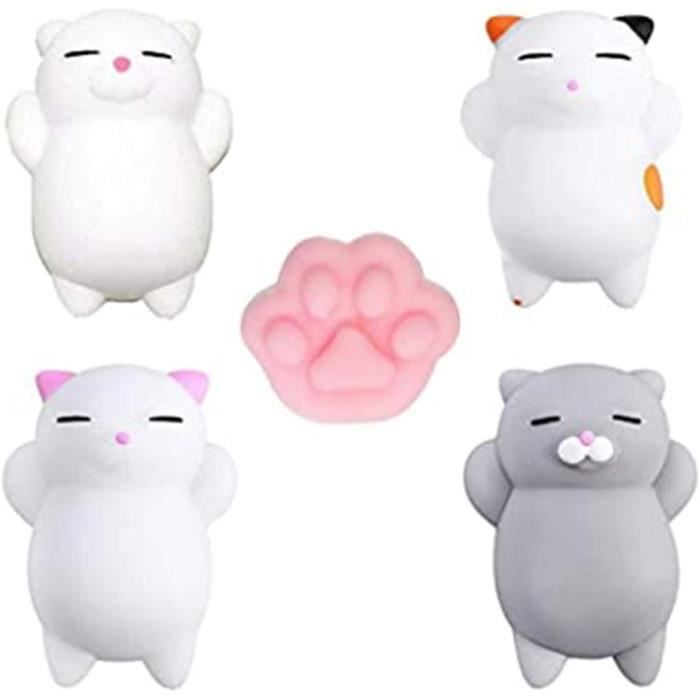 Set De 3 Gatitos Squishy Con Forma De Tarta De Queso | Juguete Antiestrés De Goma Suave | Ideal Para Aliviar Tensiones En Casa, Oficina O Al Aire Libre