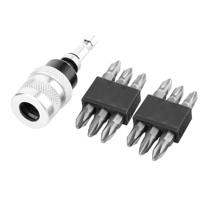 Lot De 8 Butées De Profondeur Pour Perceuse – 3/4/5/6/8/10/12/16 Mm, Acier Traité, Avec Clé Hexagonale