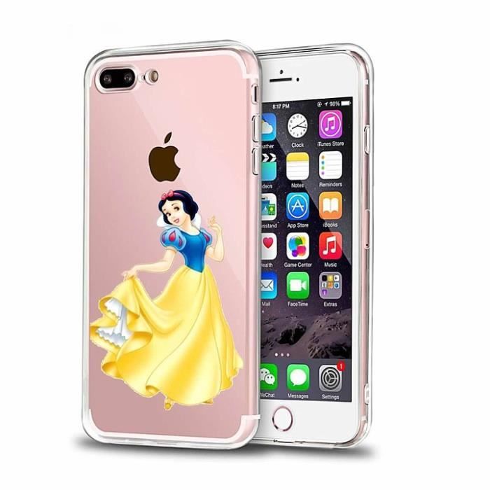 coque iphone 7 plus blanche neige