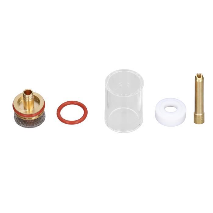 EATBALE Kit 38 Pièces Accessoires Torche TIG WP-17/18/26 - Buses Céramique, Pinces, Collets, Électrodes Tungstène WC20