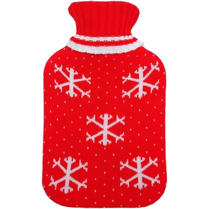 Bouillotte Peluche 1 Litre - Housse Amovible Lavable - Conception Anti-fuite Et Anti-déflagrante - Pour Enfants Et Adultes - Modèle Vertical
