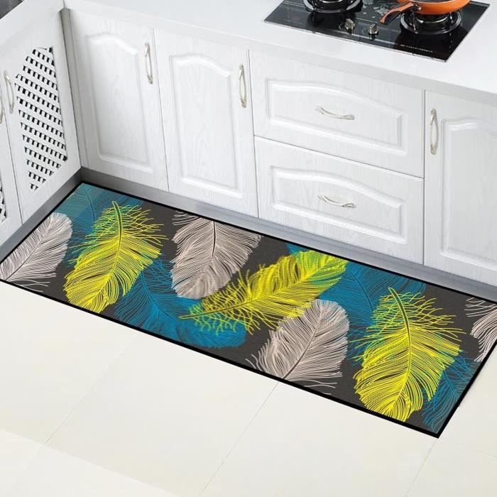 Tapis De Cuisine Antidérapant Et Lavable - Vinyle - 90 X 100cm