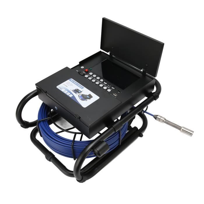 HEN--caméra d'égout Endoscope industriel 1080P 7 pouces, écran LCD ...