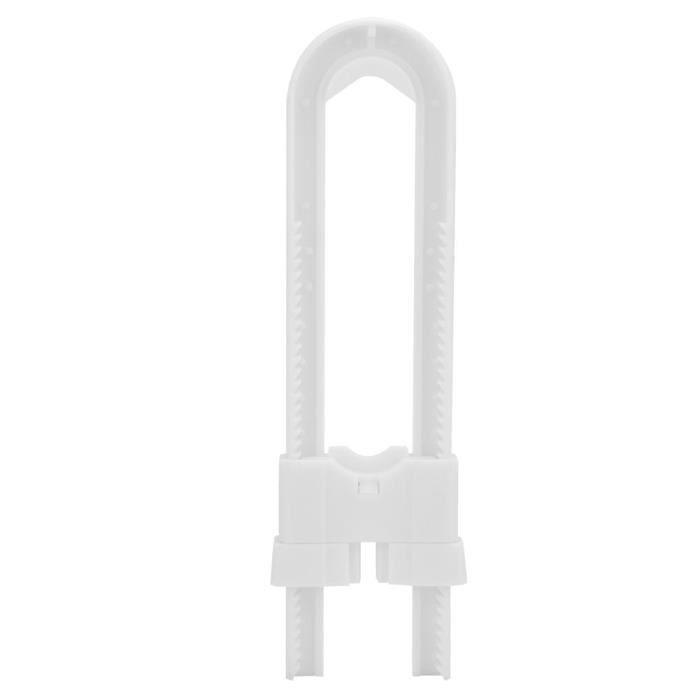 Lot De 4 Serrures D'armoires Cylindriques En Métal Avec Clé Identique, Serrure De Tiroir Avec 2 Plaques De Serrure Différentes (16 Mm