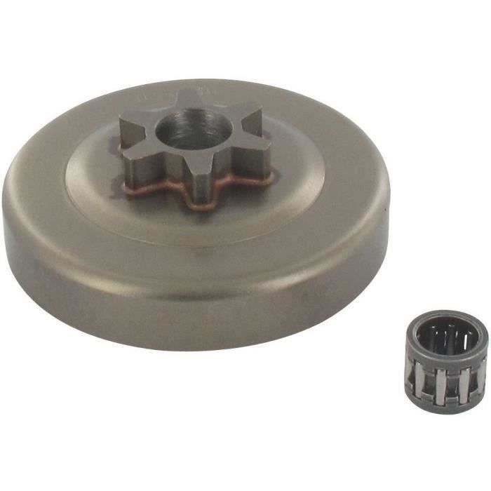 Pignon étoile 3/8 lp - 6 dents adaptable pour tronçonneuse DOLMAR modèles PS33, 39, 100, 102, PS400,