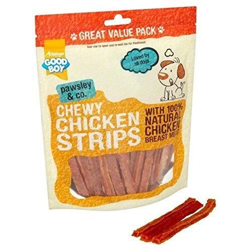 Good Boy Pawsley & Co Chewy Chicken Strips Value Pack 350g 1KY4RK