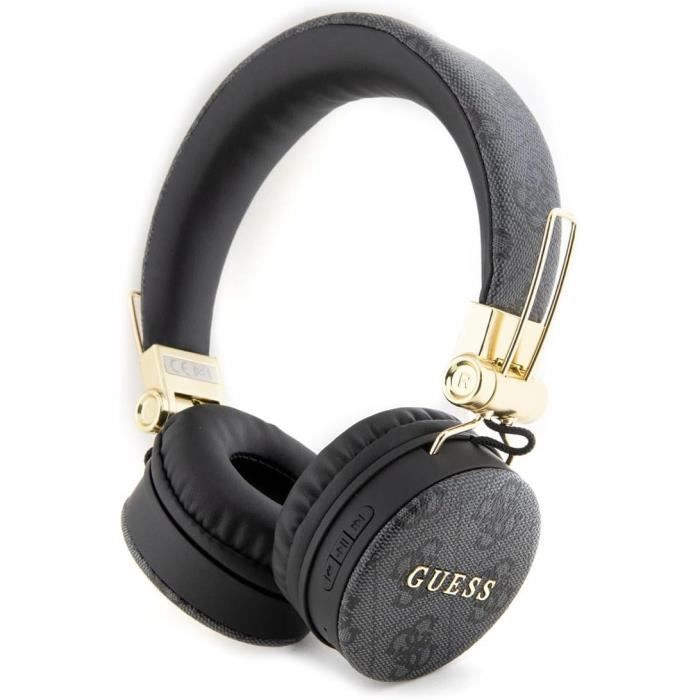 Casque Sans Fil Guess GUBH704GEMK Cuir PU Autonomie 32h IPX4