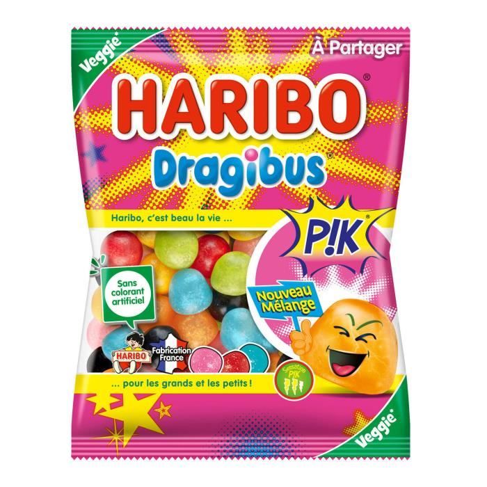 HARIBO - LOT DE 5 - HARIBO - Bonbons Dragibus Pik - paquet de 220 g ()