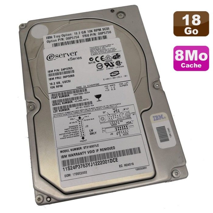 IBM ST318307LC - vue 2