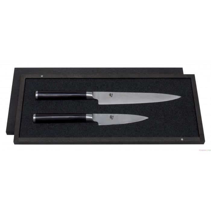 Set De 2 Couteaux Kai Shun Classic - Couteau Universel Et Couteau De Cuisine (Hailo DMS-220)