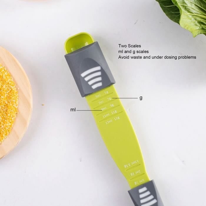 Cuillère Doseuse à Riz 180 Ml – Transparente, Longue Poignée, Pratique Pour Mesurer Ingrédients Secs Ou Liquides