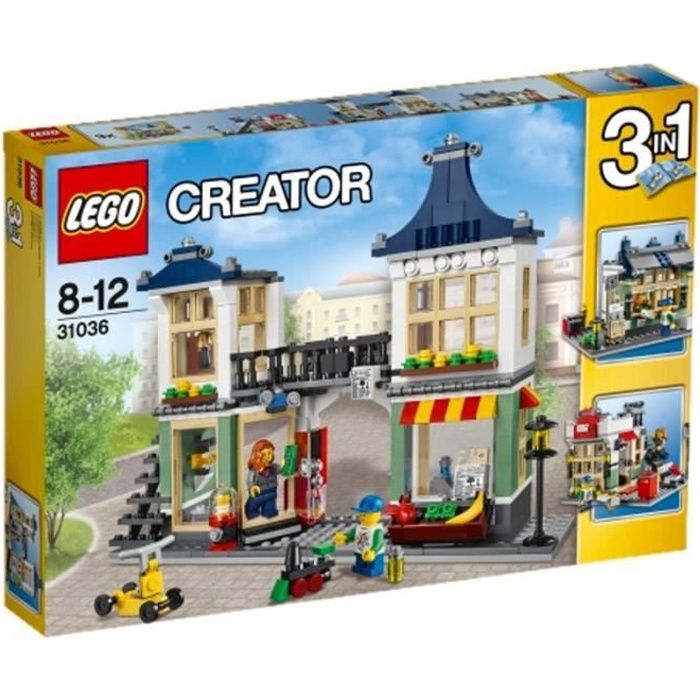 LEGO® Creator 31036 Magasin de Jouets et Epicerie - Cdiscount Jeux - Jouets